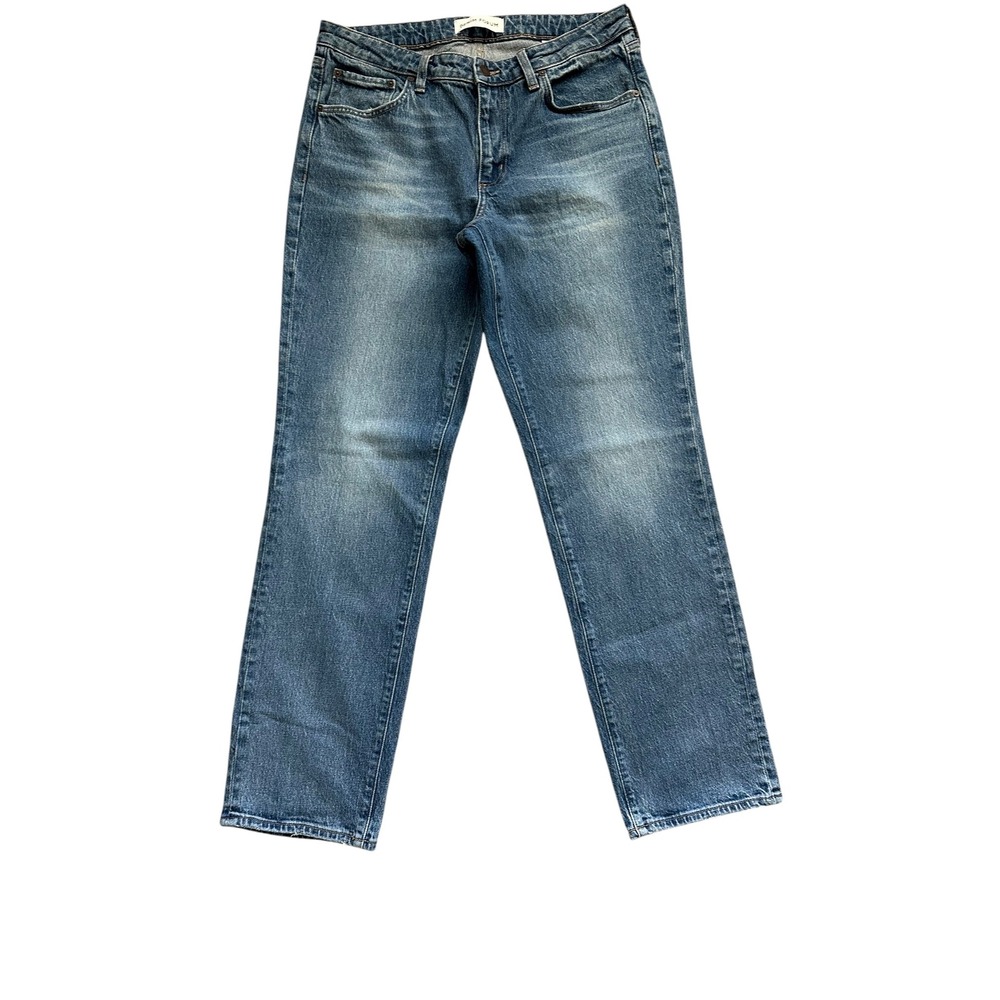 Minimalist Denim Forum Aritzia Farrah High Rise Straight Leg Jeans Size 30 Blue